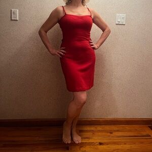 Moschino Vibrant Red Knitwear Made in Italy